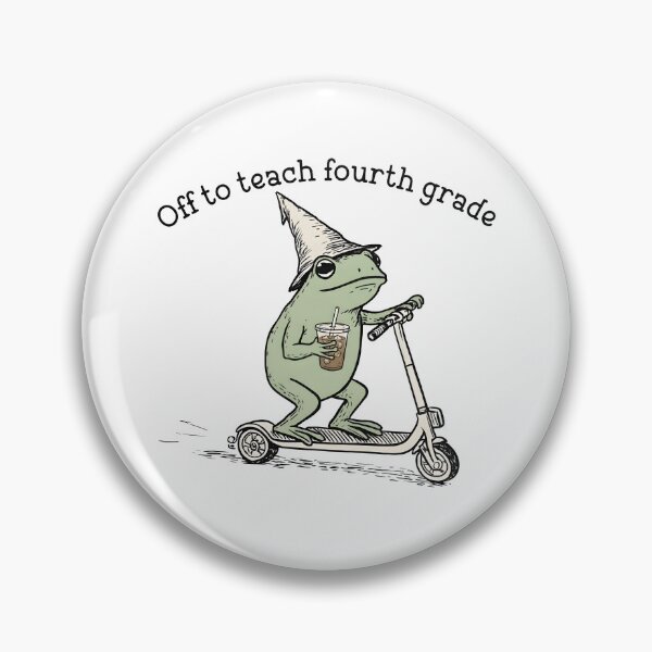 Item preview, Off To Teach 4th Grade designed and sold by CharmiA Fox.