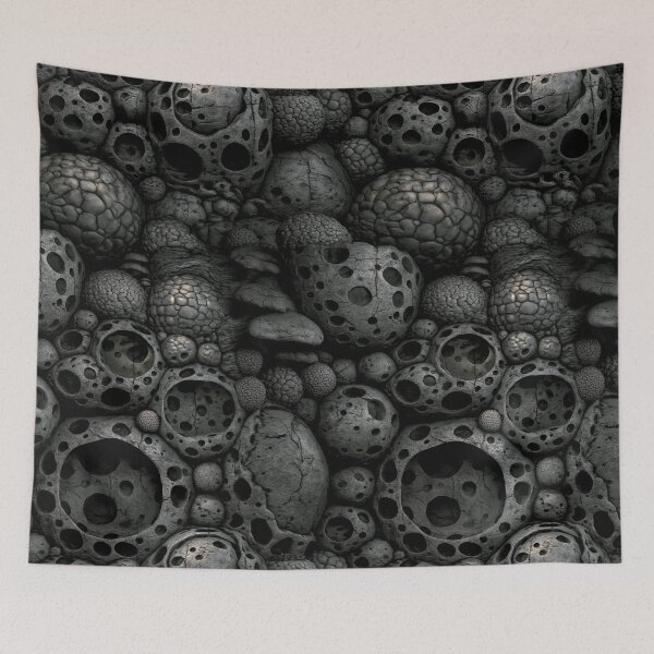 Item preview, Dark Grey Organic Cellular Crater Texture designed and sold by Piotrek0001.