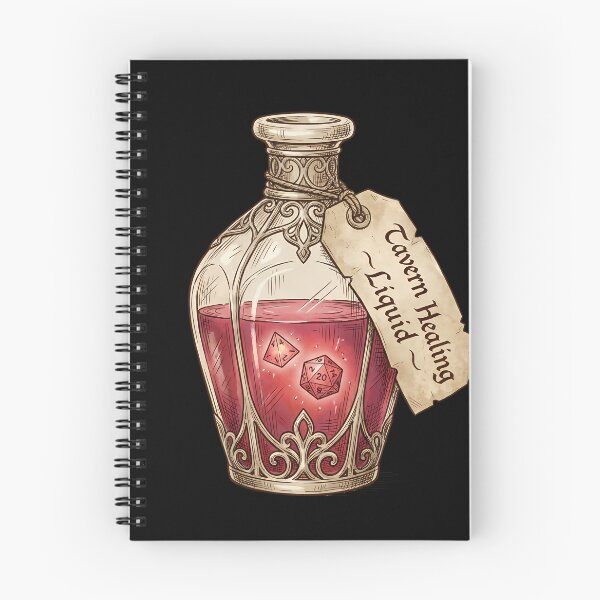 Item preview, Vintage Potion Bottle Tavern Healing Liquid Polyhedral Dice TTRPG designed and sold by WorldShop17.