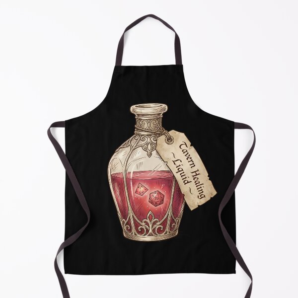 Item preview, Vintage Potion Bottle Tavern Healing Liquid Polyhedral Dice TTRPG designed and sold by WorldShop17.