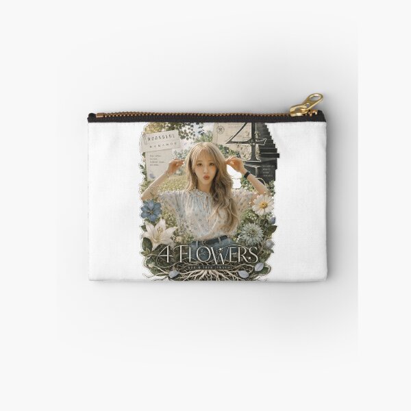 Item preview, MAMAMOO Moonbyul 4 Flowers vintage botanical collage art designed and sold by Valereekmerch.