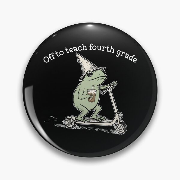 Item preview, Off To Teach 4th Grade designed and sold by CharmiA Fox.