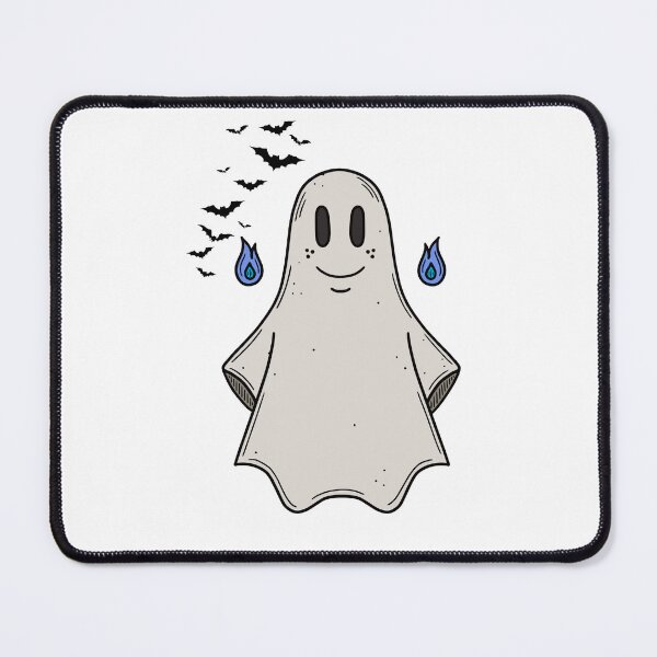 Item preview, Cute Kawaii Ghost with Blue Flames Halloween Design designed and sold by سله أرت.