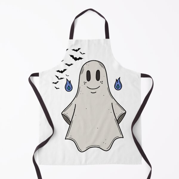 Item preview, Cute Kawaii Ghost with Blue Flames Halloween Design designed and sold by سله أرت.