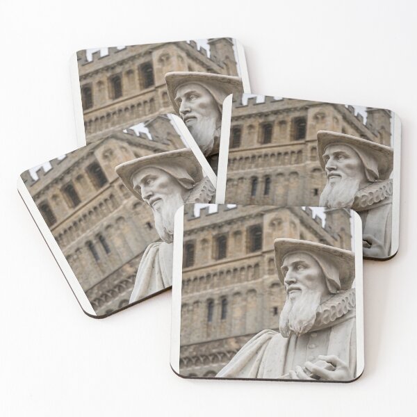 Item preview, Richard Hooker Statue and Exeter Cathedral, Devon designed and sold by paolo amiotti.