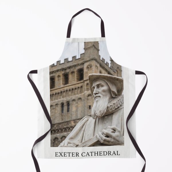 Item preview, Richard Hooker Statue and Exeter Cathedral, Devon designed and sold by paolo amiotti.