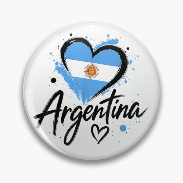 Item preview, Argentina Heart Flag Graphic Shirt Patriotic Country Pride designed and sold by BlitCrankMath.