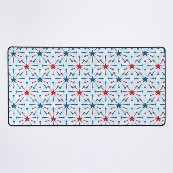Item preview, Patriotic Starburst Firework Red White and Blue Pattern designed and sold by mrhighsky.