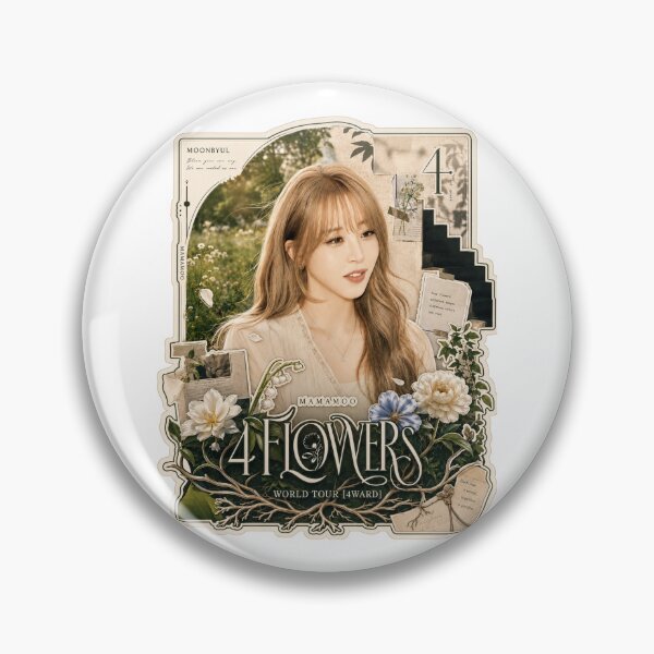 Item preview, Moonbyul MAMAMOO 4 Flowers tour garden visual art designed and sold by Valereekmerch.