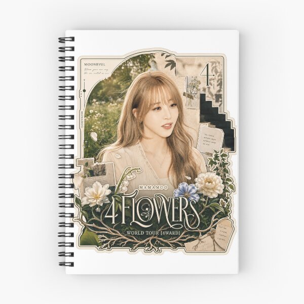 Item preview, Moonbyul MAMAMOO 4 Flowers tour garden visual art designed and sold by Valereekmerch.
