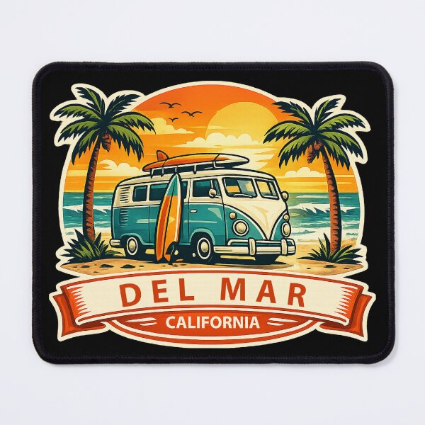 Item preview, Del Mar California Surf Van designed and sold by getpressedshirt.