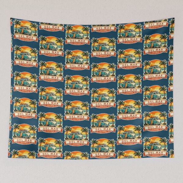 Item preview, Furgoneta de surf de Del Mar, California designed and sold by getpressedshirt.
