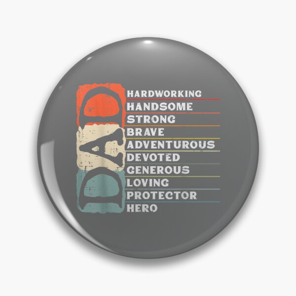 Item preview, Dad Hardworking Handsome Strong Hero Fathers Day Papa Daddy designed and sold by KristineLi.