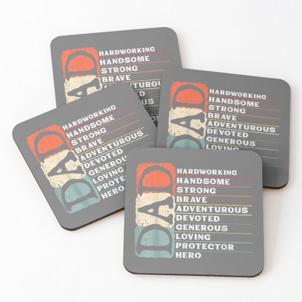 Item preview, Dad Hardworking Handsome Strong Hero Fathers Day Papa Daddy designed and sold by KristineLi.