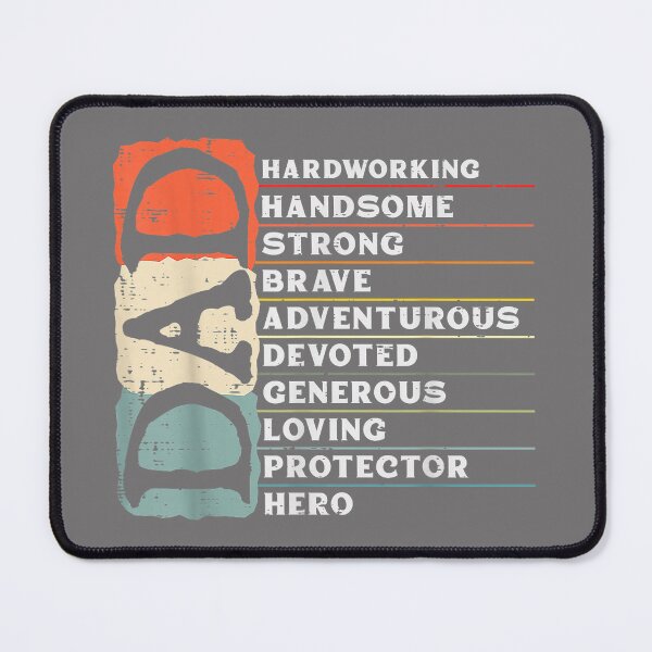 Item preview, Dad Hardworking Handsome Strong Hero Fathers Day Papa Daddy designed and sold by KristineLi.