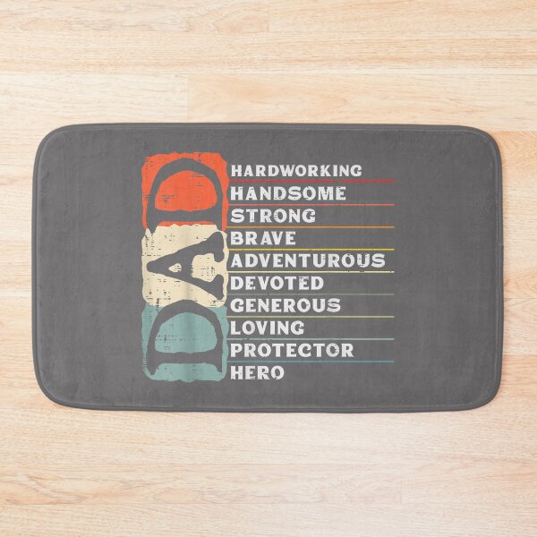 Item preview, Dad Hardworking Handsome Strong Hero Fathers Day Papa Daddy designed and sold by KristineLi.