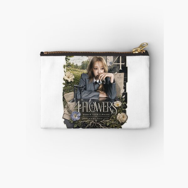 Item preview, MAMAMOO Moonbyul 4 Flowers aesthetic collage sticker designed and sold by Valereekmerch.