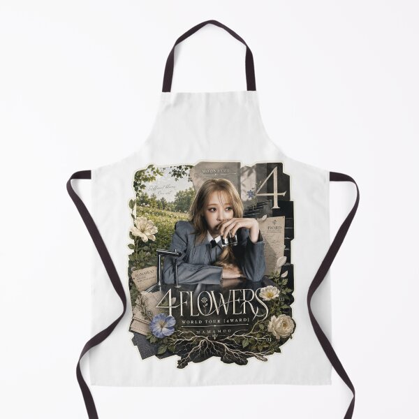 Item preview, MAMAMOO Moonbyul 4 Flowers aesthetic collage sticker designed and sold by Valereekmerch.