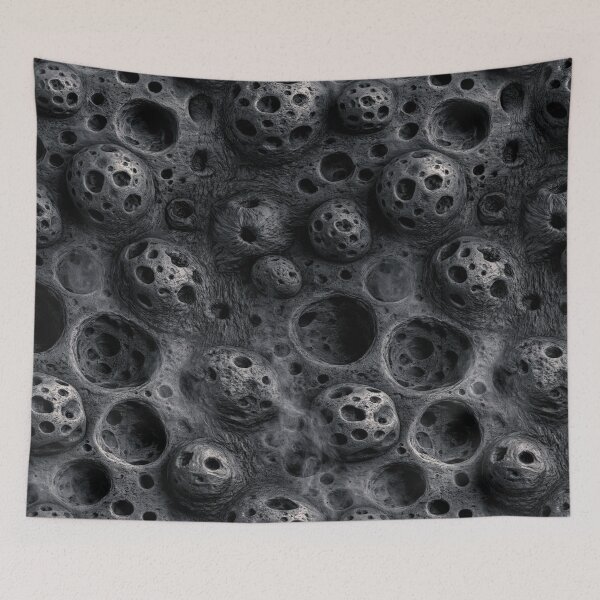 Item preview, Industrial Grey Porous Rock Abstract Pattern designed and sold by Piotrek0001.