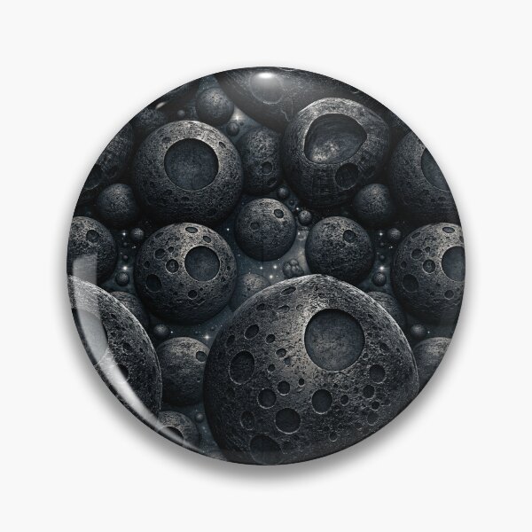 Item preview, Grey Cosmic Nebula Crater Surface Pattern designed and sold by Piotrek0001.