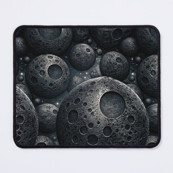 Item preview, Grey Cosmic Nebula Crater Surface Pattern designed and sold by Piotrek0001.