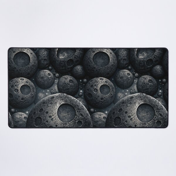 Item preview, Grey Cosmic Nebula Crater Surface Pattern designed and sold by Piotrek0001.