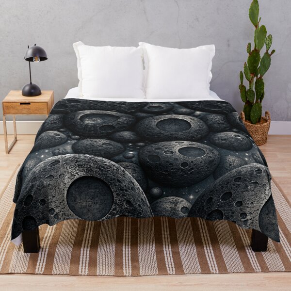 Item preview, Grey Cosmic Nebula Crater Surface Pattern designed and sold by Piotrek0001.