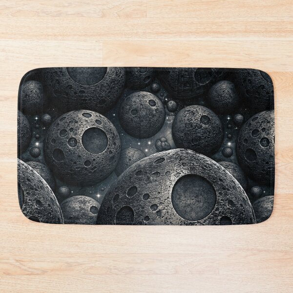 Item preview, Grey Cosmic Nebula Crater Surface Pattern designed and sold by Piotrek0001.
