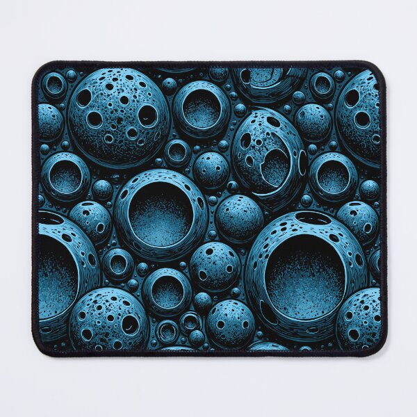 Item preview, Vibrant Blue Bioluminescent Cellular Texture Art designed and sold by Piotrek0001.