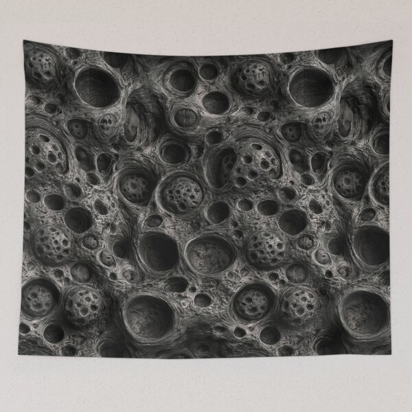 Item preview, Deep Shadow Grey Microscopic Cell Texture designed and sold by Piotrek0001.