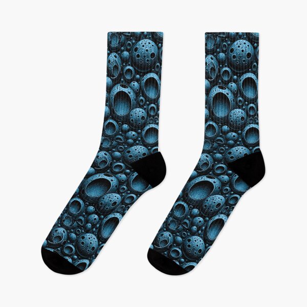 Item preview, Vibrant Blue Bioluminescent Cellular Texture Art designed and sold by Piotrek0001.
