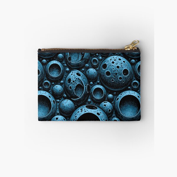 Item preview, Vibrant Blue Bioluminescent Cellular Texture Art designed and sold by Piotrek0001.