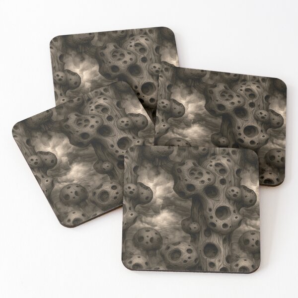 Item preview, Aged Sepia Organic Porous Stone Abstract designed and sold by Piotrek0001.
