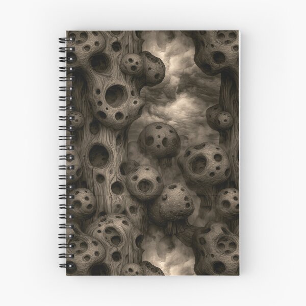 Item preview, Aged Sepia Organic Porous Stone Abstract designed and sold by Piotrek0001.