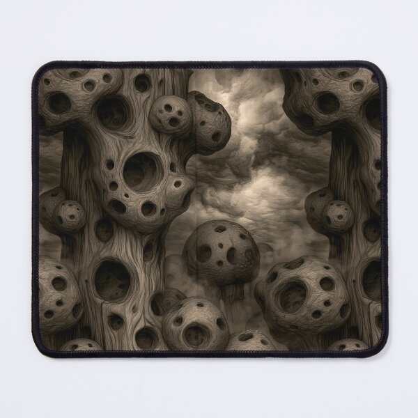 Item preview, Aged Sepia Organic Porous Stone Abstract designed and sold by Piotrek0001.