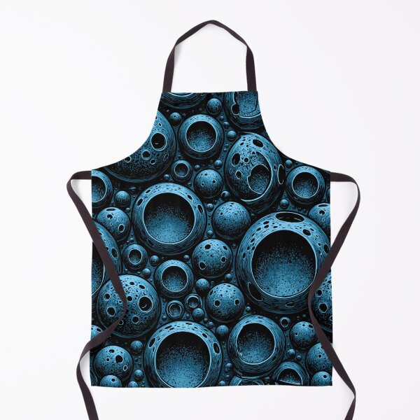 Item preview, Vibrant Blue Bioluminescent Cellular Texture Art designed and sold by Piotrek0001.