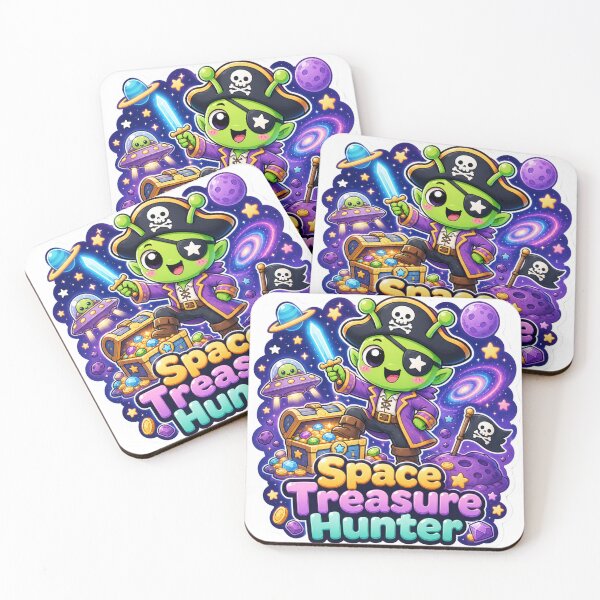 Item preview, Alien Pirate Space Treasure Hunter designed and sold by Ruamid.