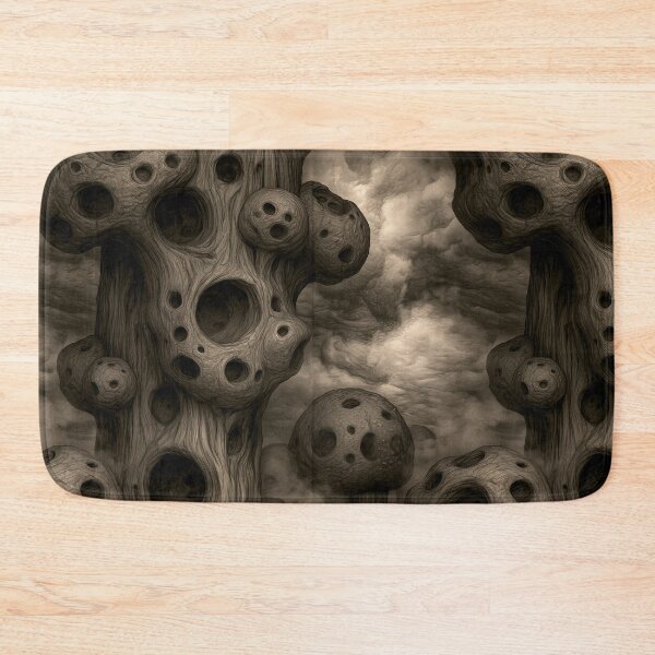 Item preview, Aged Sepia Organic Porous Stone Abstract designed and sold by Piotrek0001.