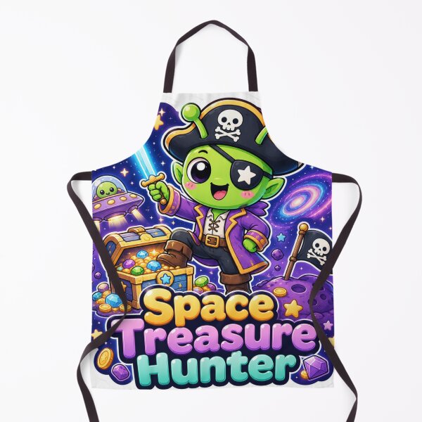 Item preview, Alien Pirate Space Treasure Hunter designed and sold by Ruamid.