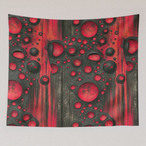 Item preview, Molten Red Lava Crater Organic Texture designed and sold by Piotrek0001.