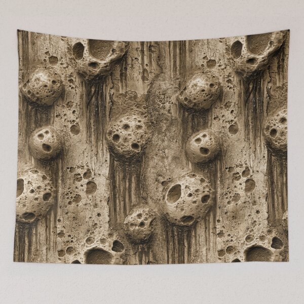 Item preview, Weathered Tan Organic Porous Rock Surface designed and sold by Piotrek0001.