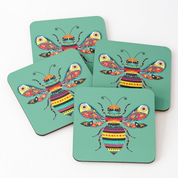 Item preview, Colorful Bee Graphic designed and sold by ViaARTfactory.