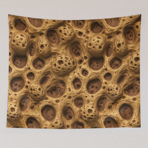 Item preview, Golden Orange Spongy Organic Cell Abstract designed and sold by Piotrek0001.