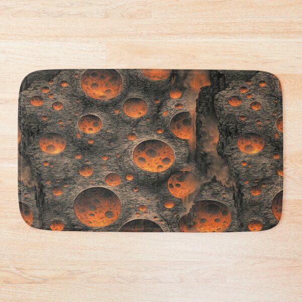 Item preview, Glowing Orange Lava Bubble Surface Texture designed and sold by Piotrek0001.