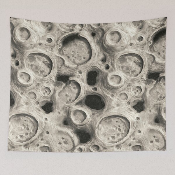 Item preview, Minimalist Light Grey Lunar Surface Abstract designed and sold by Piotrek0001.