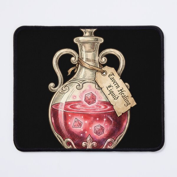 Item preview, Potion Bottle Tavern Healing Liquid Polyhedral Dice TTRPG designed and sold by WorldShop17.