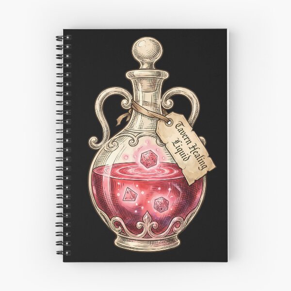 Item preview, Potion Bottle Tavern Healing Liquid Polyhedral Dice TTRPG designed and sold by WorldShop17.