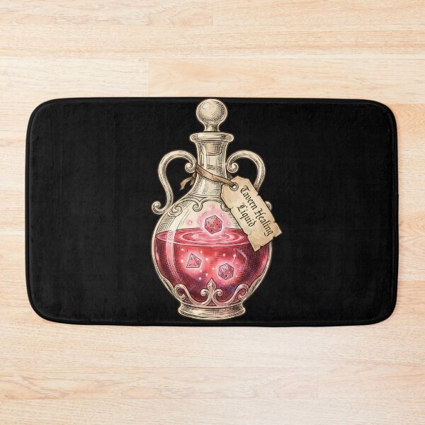 Item preview, Potion Bottle Tavern Healing Liquid Polyhedral Dice TTRPG designed and sold by WorldShop17.