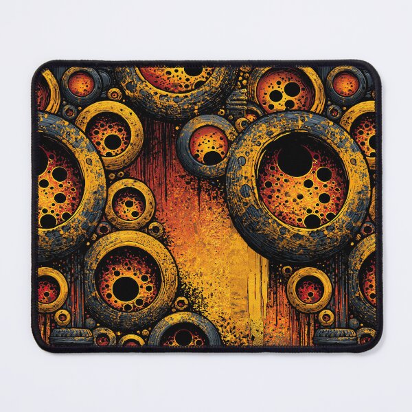 Item preview, Yellow Crustacean Organic Cell Pattern Art designed and sold by Piotrek0001.