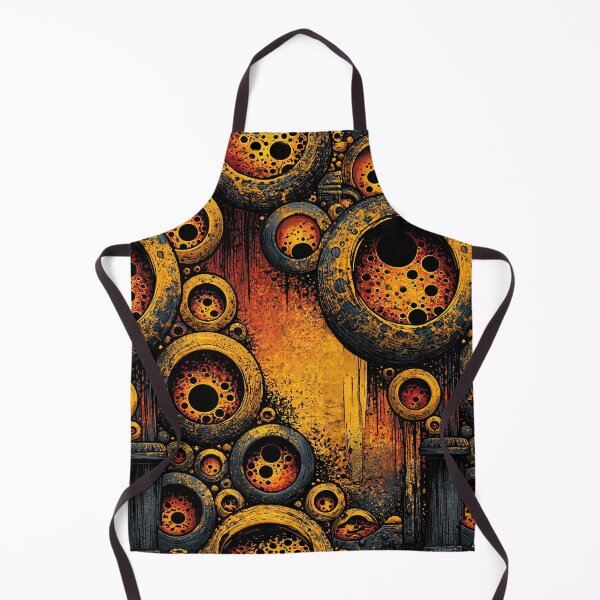 Item preview, Yellow Crustacean Organic Cell Pattern Art designed and sold by Piotrek0001.